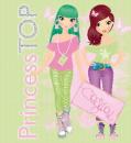 PRINCESS TOP - CASUAL ZÖLD