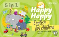 HAPPY HOPPY 5 IN 1 ENGLISH FOR CHILDREN - TÁRSASJÁTÉK
