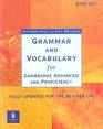 GRAMMAR AND VOCABULARY FOR CAMBRIDGE ADVANCED AND PROFICIENCY