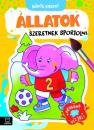 ÁLLATOK SZERETNEK SPORTOLNI - BŰVÖS KIFESTŐ