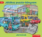 JÁRMŰVEK - JÁTÉKOS PUZZLE-KÖNYVEM