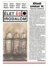 ÉLET ÉS IRODALOM ELSŐ OLDAL V.