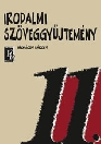 IRODALMI SZÖVEGGYŰJTEMÉNY 11. KN-0031