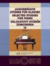 VÁLOGATOTT ETŰDÖK ZONGORÁRA IV. Z. 12008